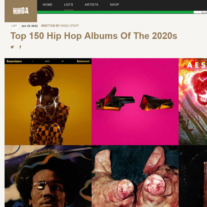 HHGA tabs "The Art of Living" for Top 150 Albums of 2020s